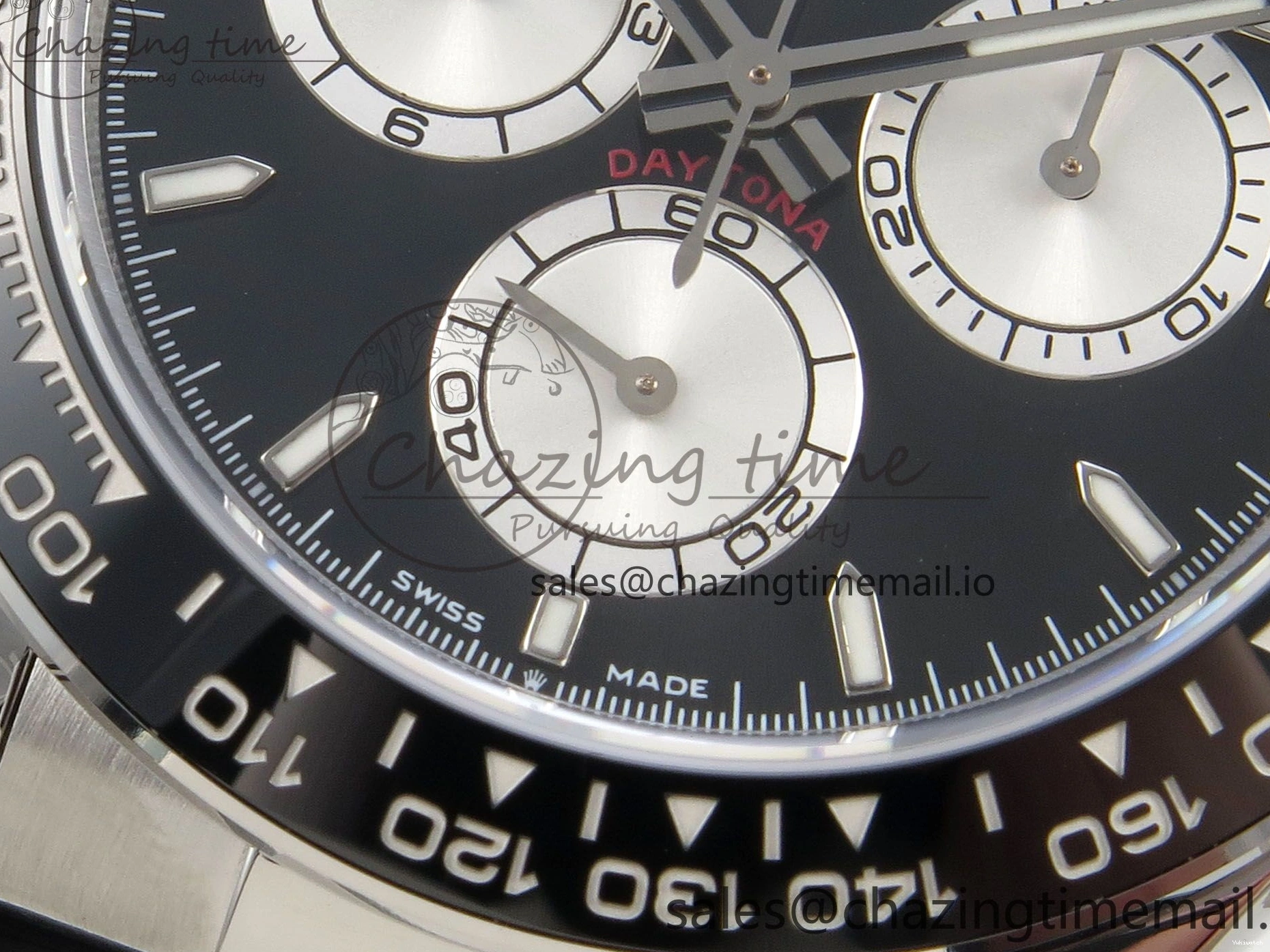 Oysterflex Bezel Clean on Ceramic DD4131 1:1 SS Dial 126519 Black Black Rubber Edition Best Stick Strap Daytona 0518